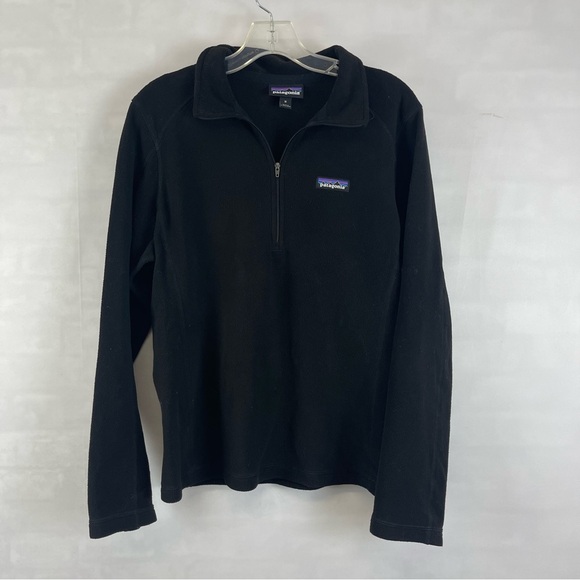Patagonia Tops - Patagonia Women’s Black Quarter‎ Zip Fleece Pullover Size M